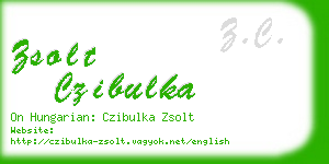 zsolt czibulka business card